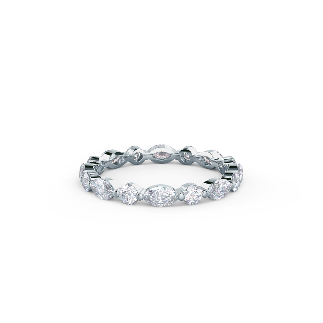 Marquise & Round DE - VS1 Lab Grown Diamond Eternity Band - Doozy Diamonds