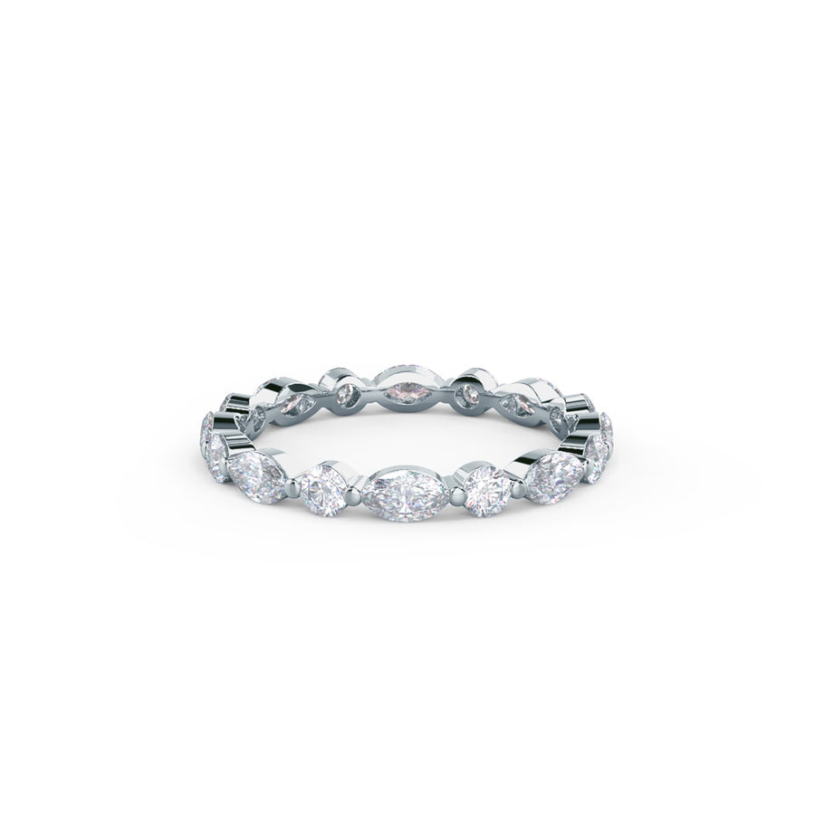Marquise & Round DE - VS1 Lab Grown Diamond Eternity Band - Doozy Diamonds