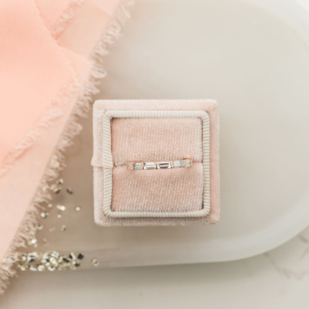 Baguette Cut DE - VS1 Lab Grown Diamond Full Eternity Wedding Band - Doozy Diamonds