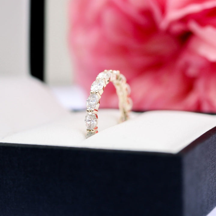 Oval DE - VS1 Lab Grown Diamond Full Eternity Wedding Band - Doozy Diamonds