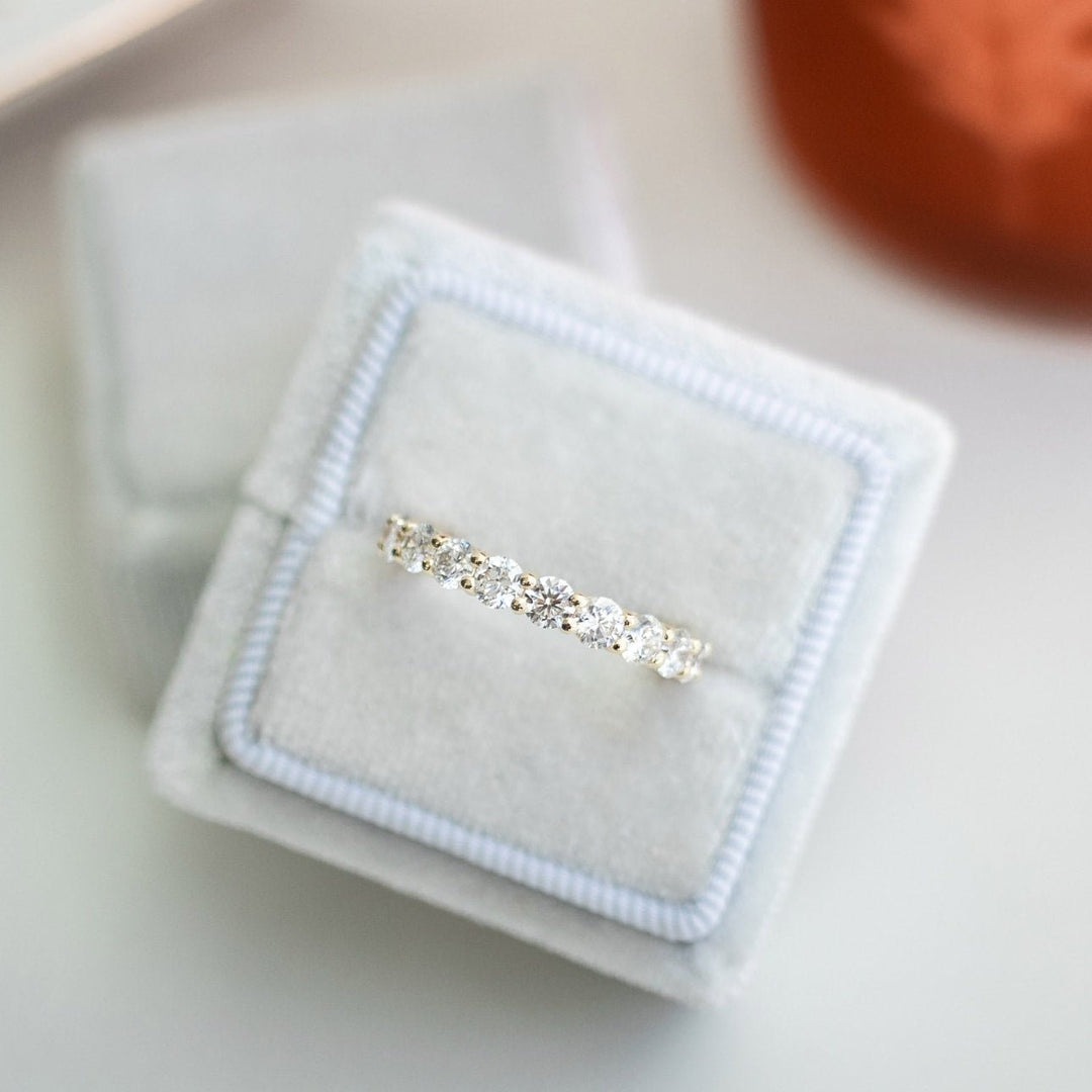 Round FG - VS1 Lab Grown Diamond Eternity Wedding Band - Doozy Diamonds