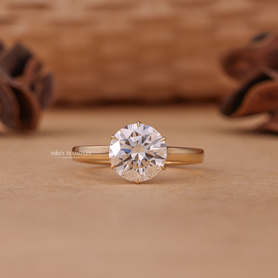Buy 1.50CT round solitaire lab grown diamond engagement ring online