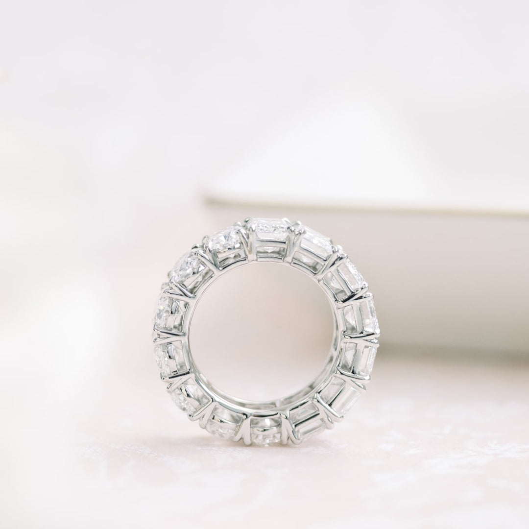 Oval & Emerald DE - VS1 Lab Grown Diamond Eternity Band - Doozy Diamonds