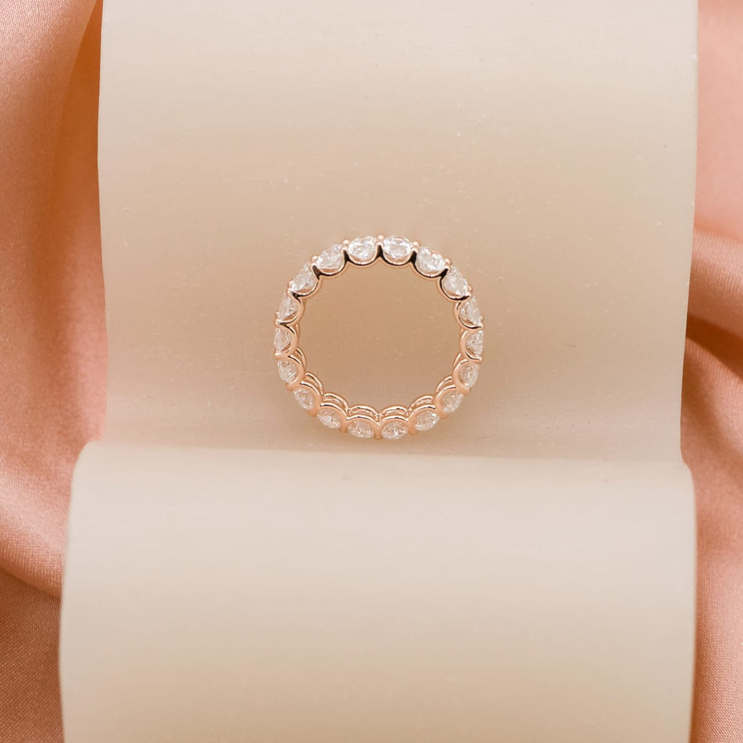 Oval DE - VS1 Lab Grown Diamond Full Eternity Wedding Band - Doozy Diamonds