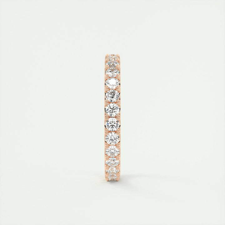 Round Brilliant stackable diamond ring for women