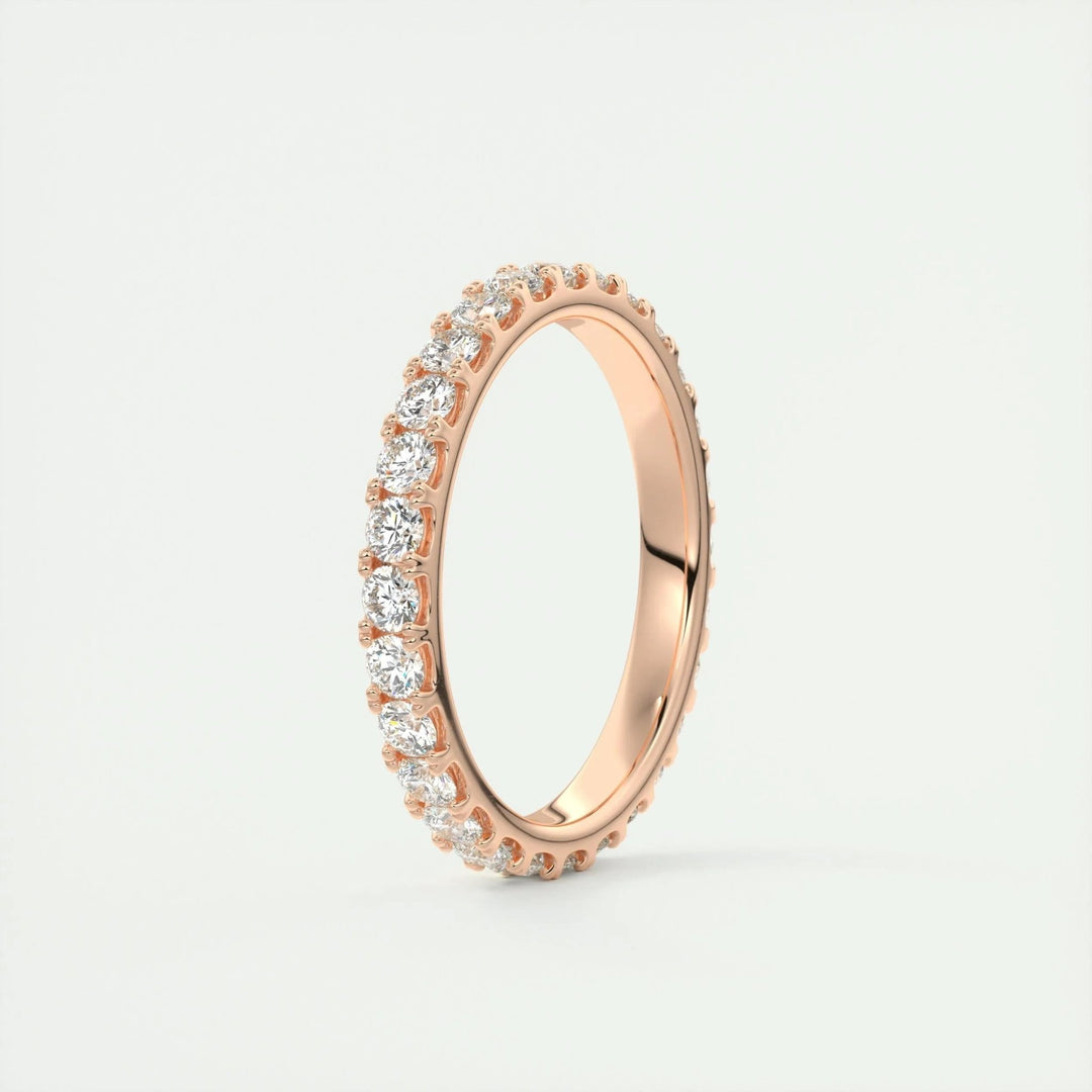round brilliant diamond wedding band gift packaging