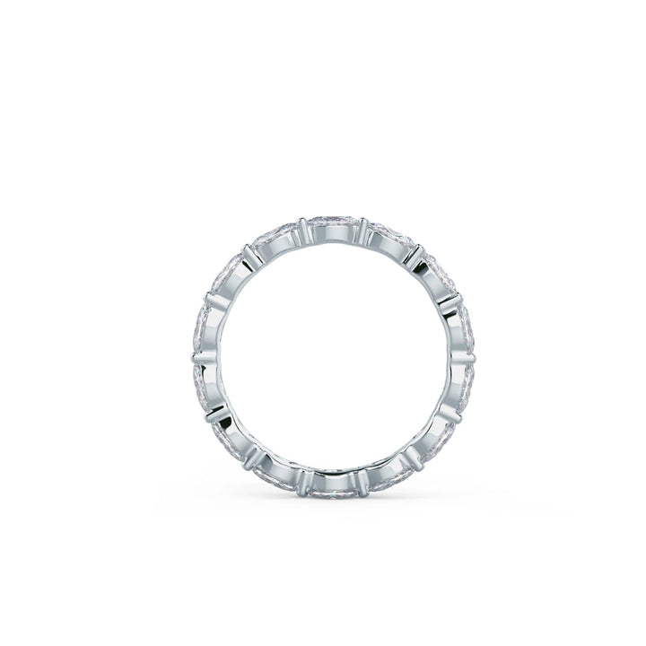 Oval DE - VS1 Lab Grown Diamond Full Eternity Wedding Band - Doozy Diamonds