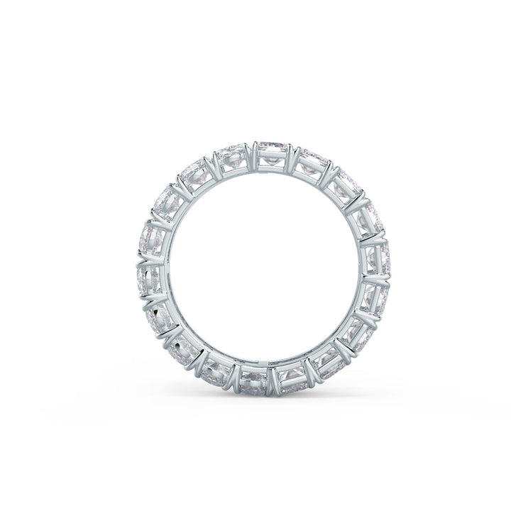 Oval & Emerald DE - VS1 Lab Grown Diamond Eternity Band - Doozy Diamonds
