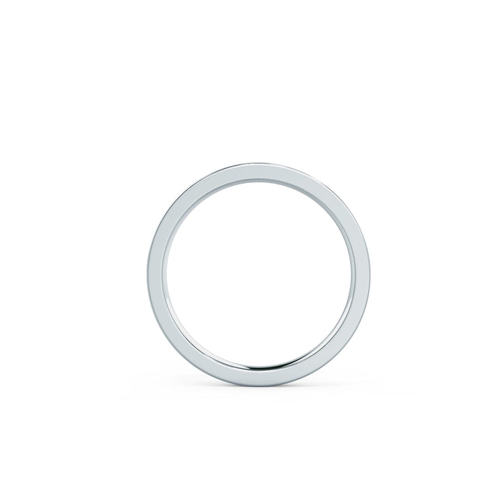 Round Cut Lab Grown Diamond Flat Flush Set Eternity Band - Doozy Diamonds