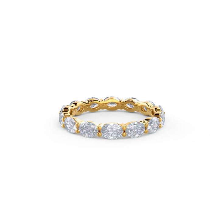 Oval DE - VS1 Lab Grown Diamond Full Eternity Wedding Band - Doozy Diamonds