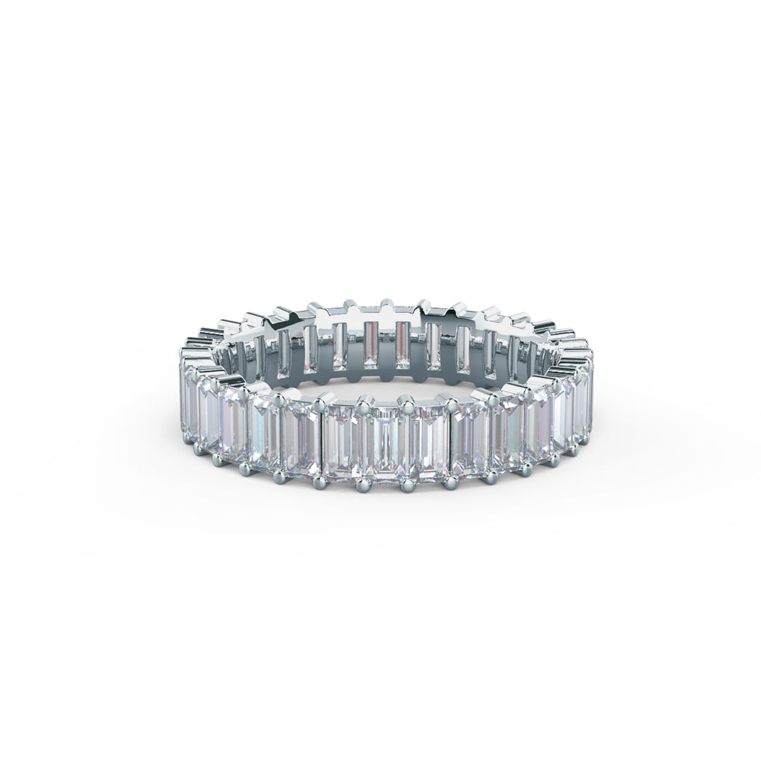 Baguette Cut DE - VS1 Lab Grown Diamond Full Eternity Wedding Band For Women - Doozy Diamonds
