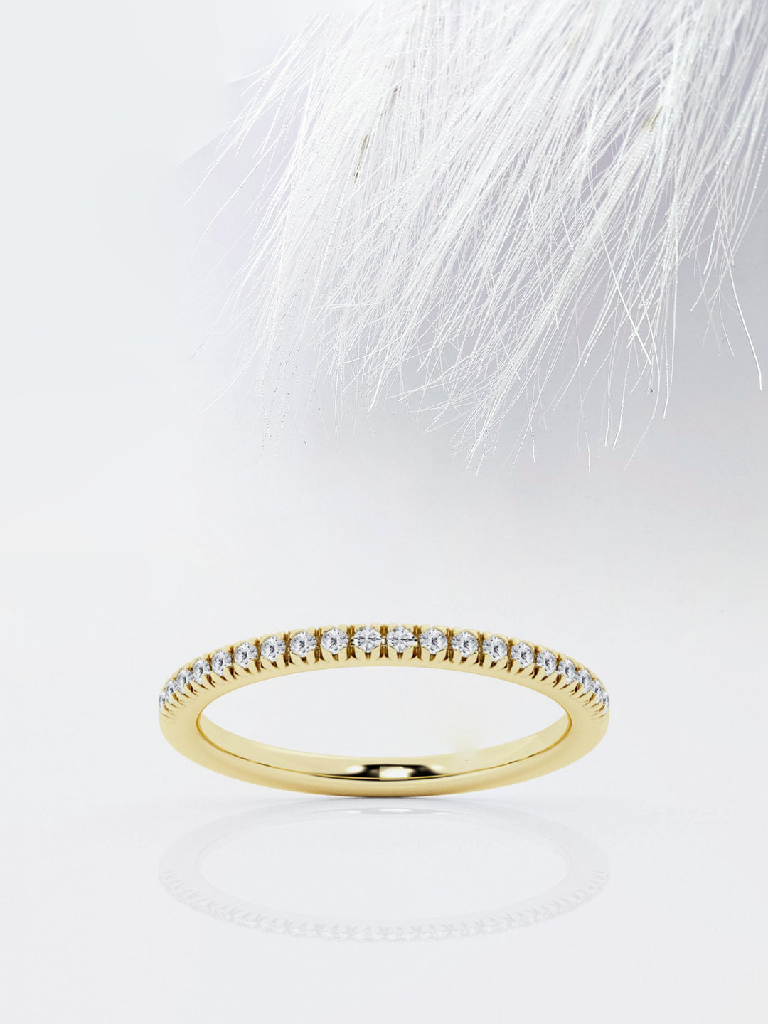 Round FG - VS2 Lab Grown Diamond Half Eternity Band - Doozy Diamonds