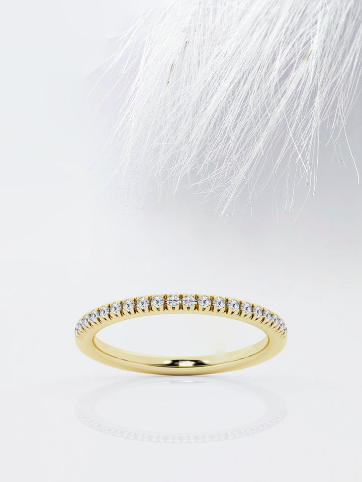 Round FG - VS2 Lab Grown Diamond Half Eternity Band - Doozy Diamonds