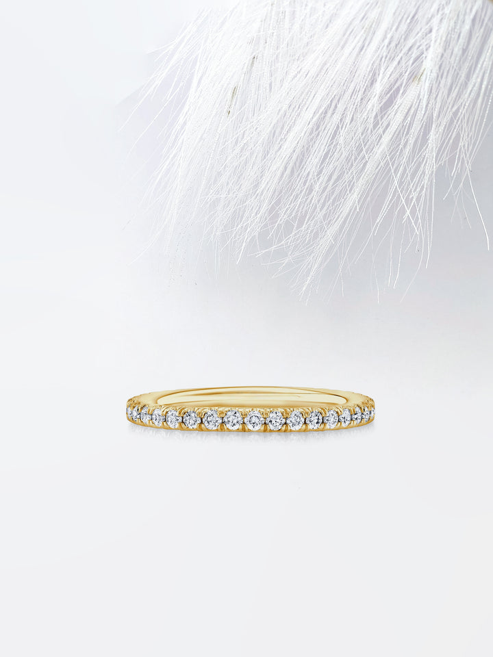 Round FG - VS1 Lab Grown Diamond Eternity Wedding Band - Doozy Diamonds