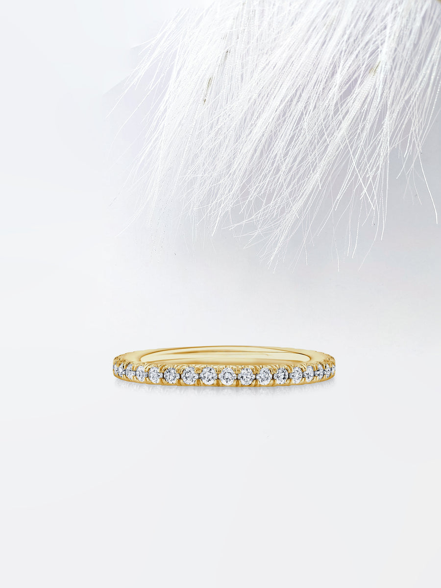 Round FG - VS1 Lab Grown Diamond Eternity Wedding Band - Doozy Diamonds