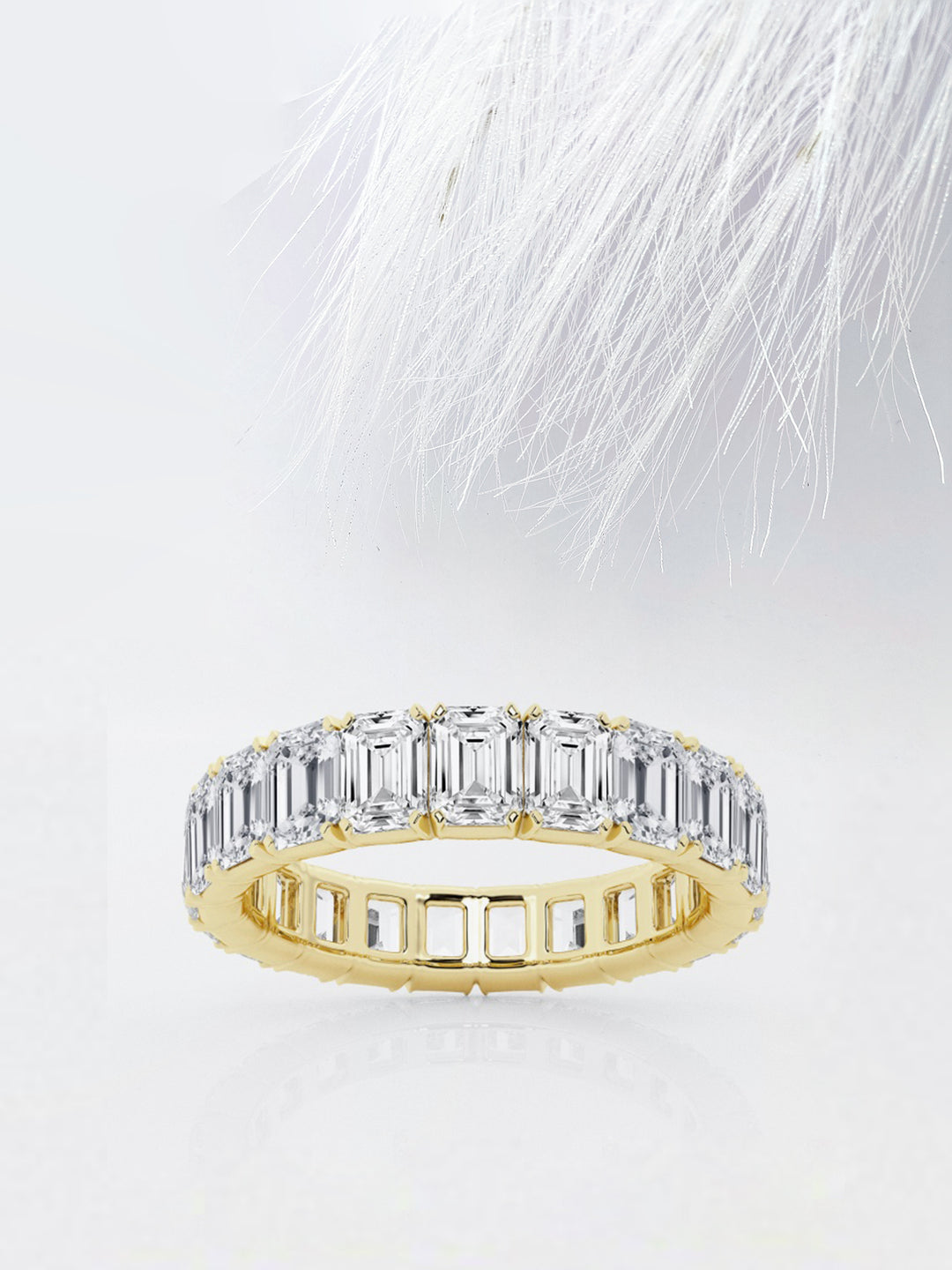 Emerald FG - VS2 Lab Grown Diamond Full Eternity Wedding Band - Doozy Diamonds