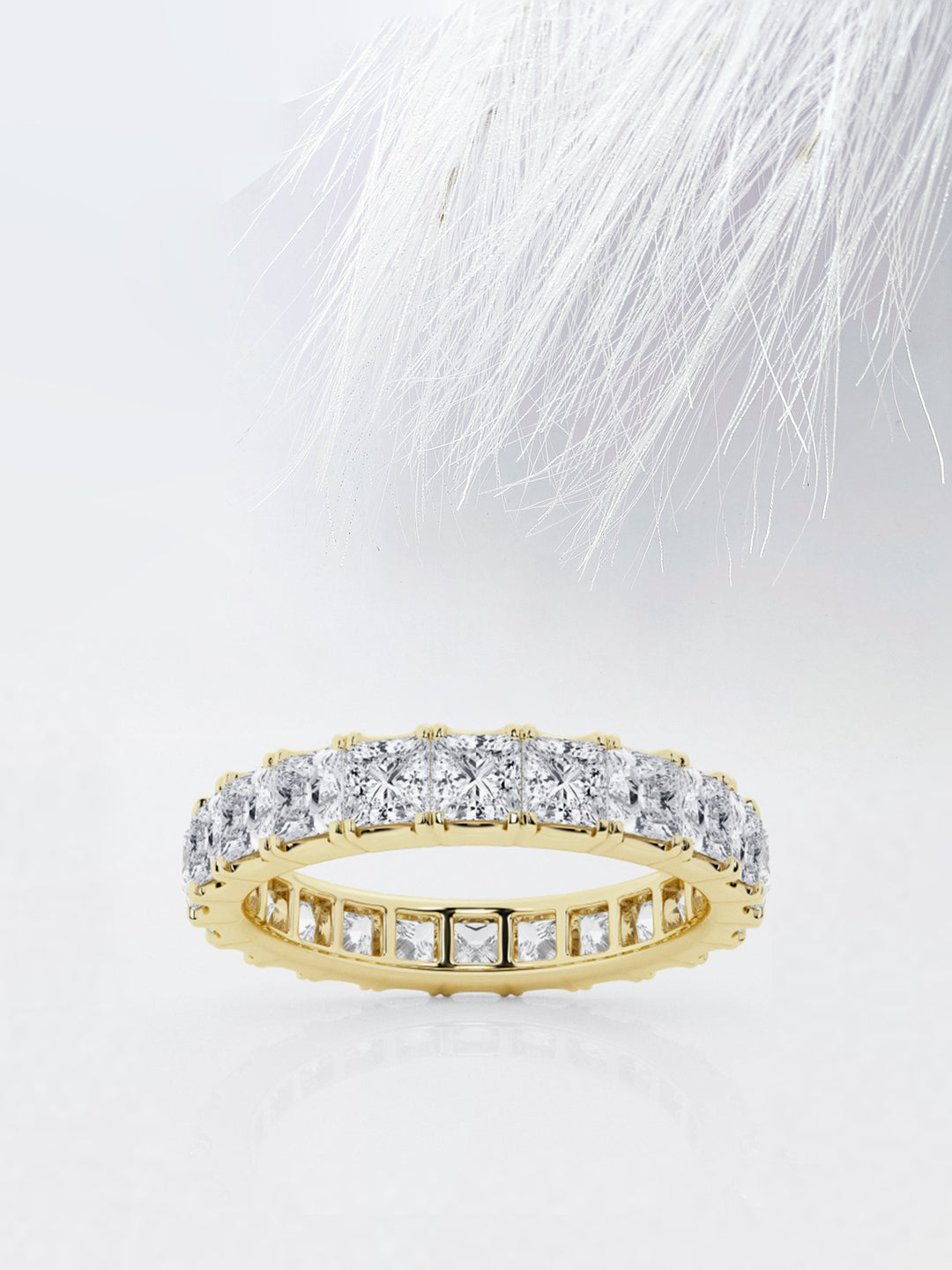 Princess FG - VS2 Lab Grown Diamond Full Eternity Wedding Band - Doozy Diamonds