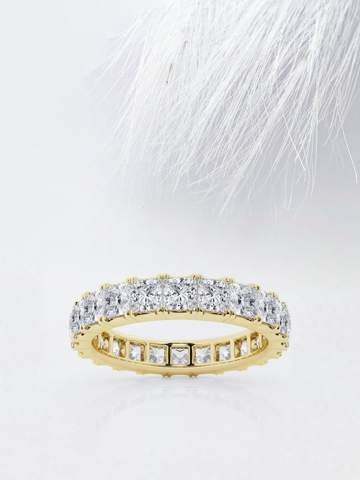 Princess FG - VS2 Lab Grown Diamond Full Eternity Wedding Band - Doozy Diamonds