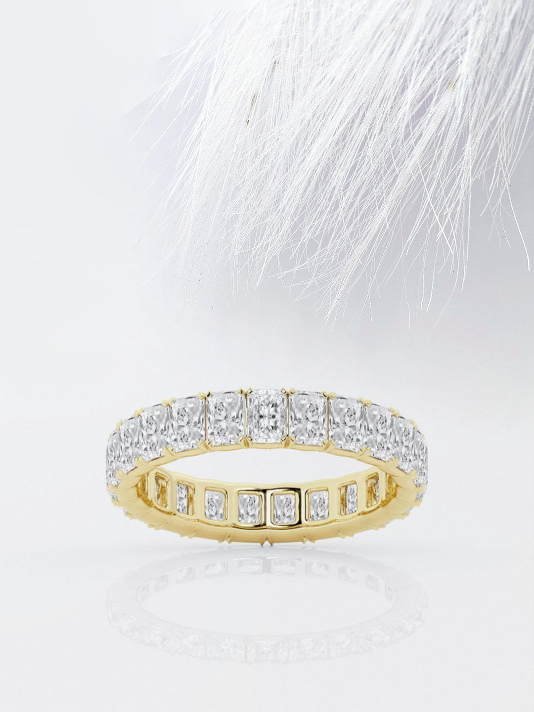Radiant FG - VS2 Lab Grown Diamond Full Eternity Wedding Band - Doozy Diamonds