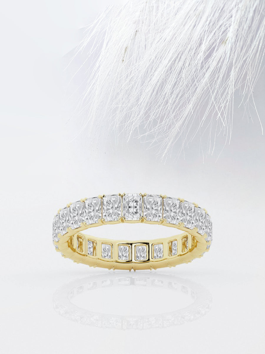 Radiant FG - VS2 Lab Grown Diamond Full Eternity Wedding Band - Doozy Diamonds
