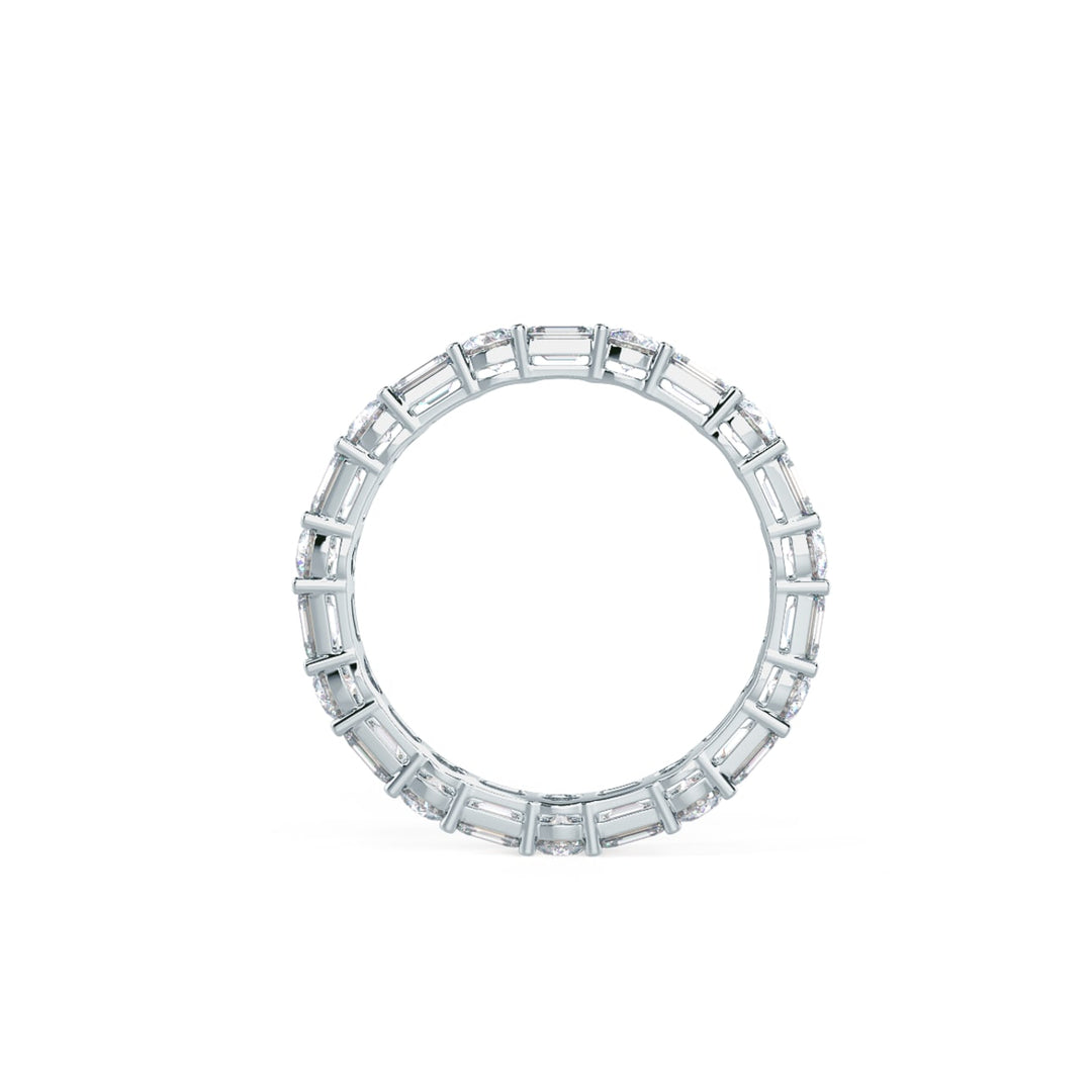 Emerald & Round DE - VS1 Lab Grown Diamond Eternity Band - Doozy Diamonds