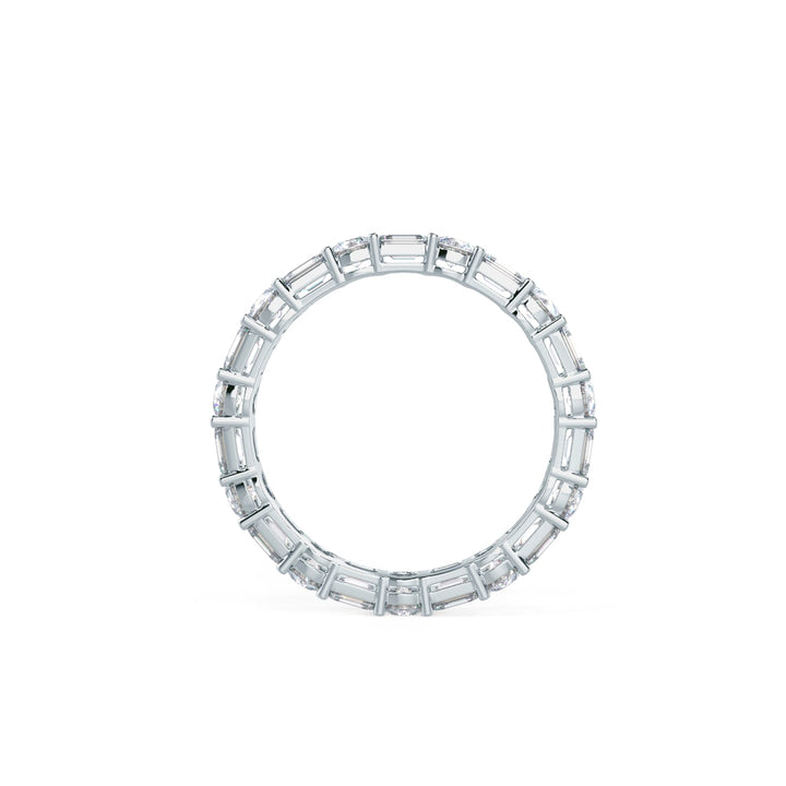 Emerald & Round DE - VS1 Lab Grown Diamond Eternity Band - Doozy Diamonds