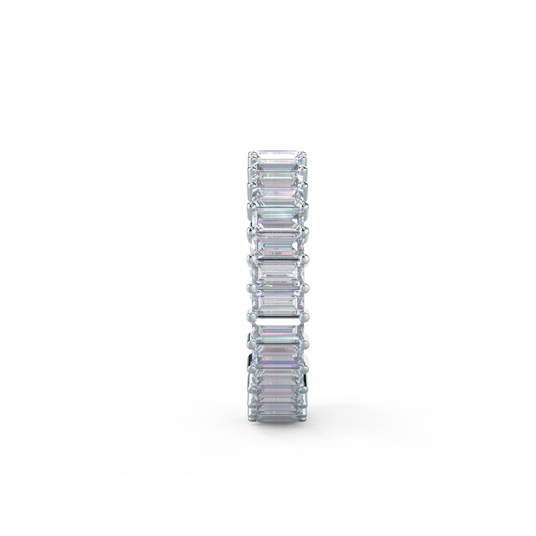 Baguette Cut DE - VS1 Lab Grown Diamond Full Eternity Wedding Band For Women - Doozy Diamonds