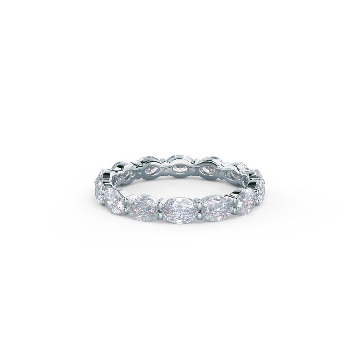 Oval DE - VS1 Lab Grown Diamond Full Eternity Wedding Band - Doozy Diamonds