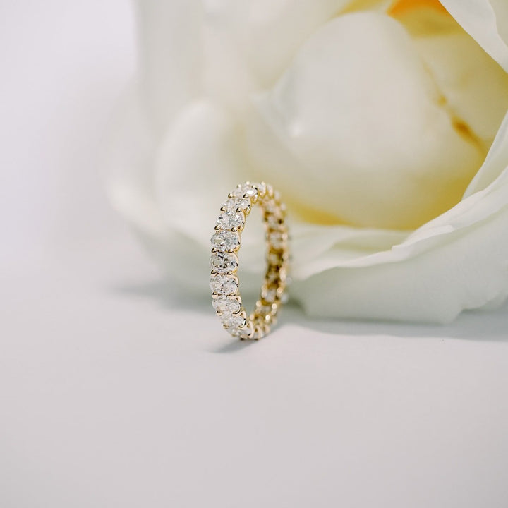Oval DE - VS1 Lab Grown Diamond Full Eternity Wedding Band - Doozy Diamonds