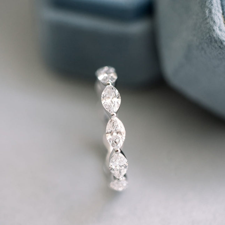 Marquise East - West DE - VS1 Lab Grown Diamond Eternity Band - Doozy Diamonds