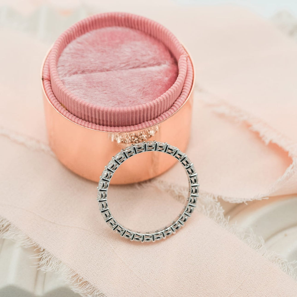 Round FG - VS1 Lab Grown Diamond Eternity Wedding Band - Doozy Diamonds