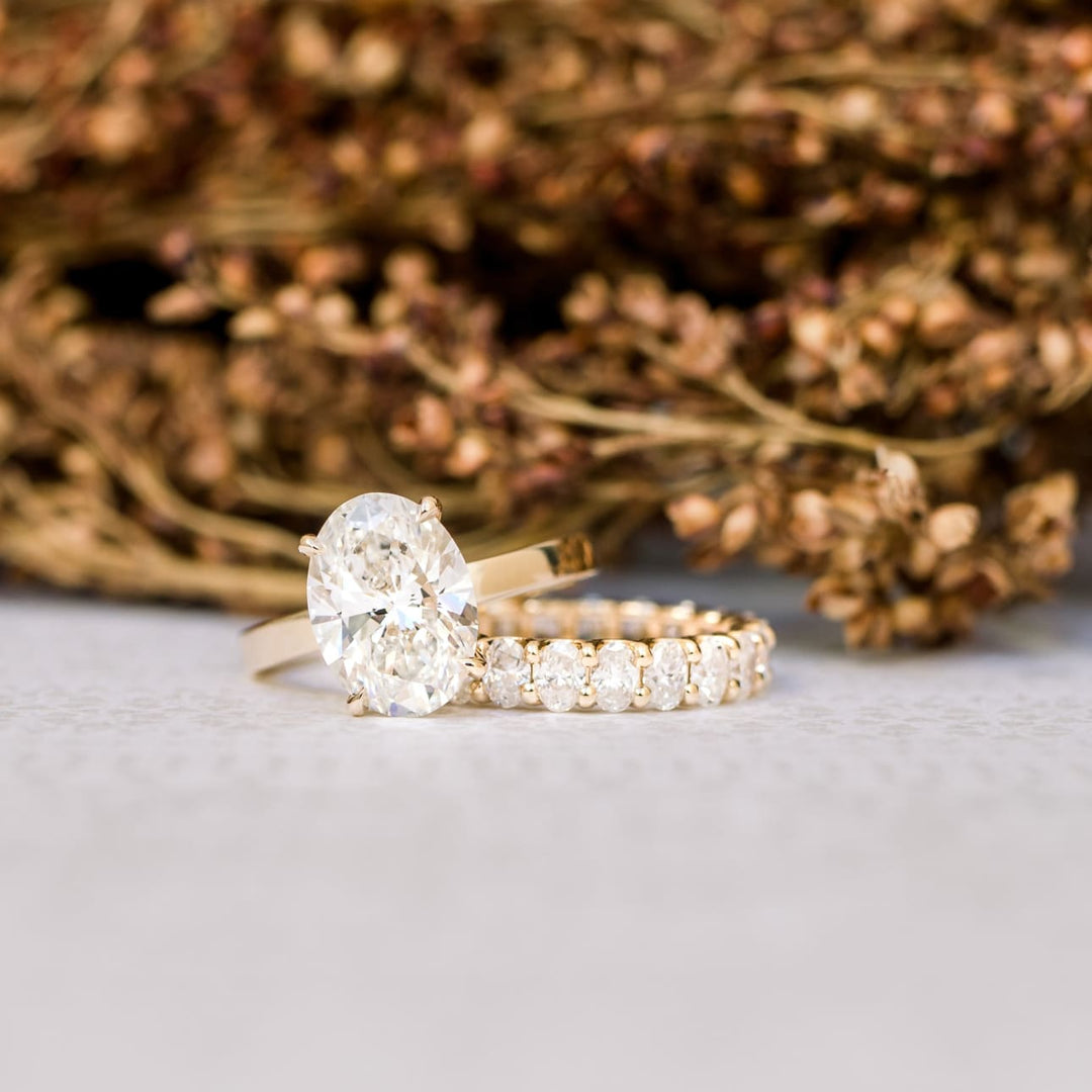 Oval DE - VS1 Lab Grown Diamond Full Eternity Wedding Band - Doozy Diamonds