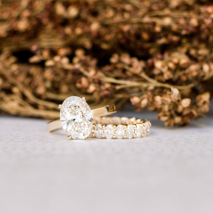 Oval DE - VS1 Lab Grown Diamond Full Eternity Wedding Band - Doozy Diamonds