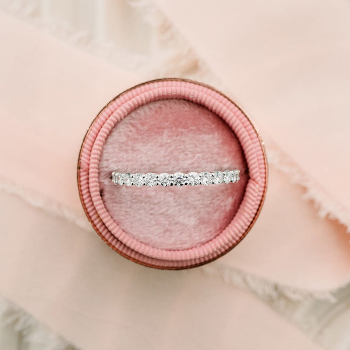 Round FG - VS1 Lab Grown Diamond Eternity Wedding Band - Doozy Diamonds