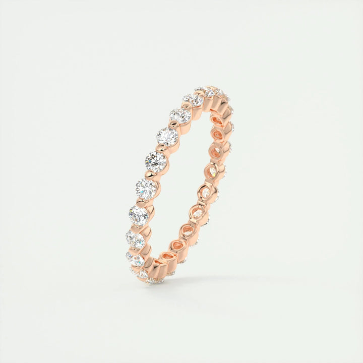 round brilliant diamond wedding band gift packaging