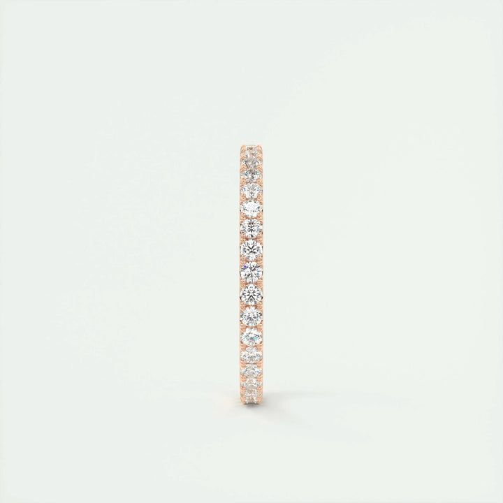 Round Brilliant stackable diamond ring for women