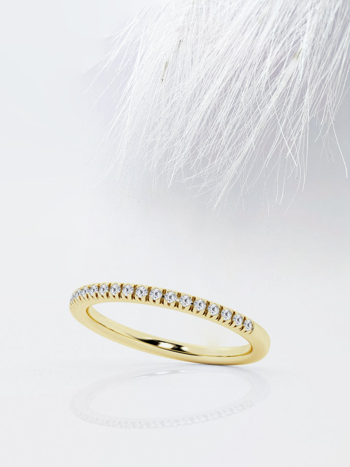 Round FG - VS2 Lab Grown Diamond Half Eternity Band - Doozy Diamonds