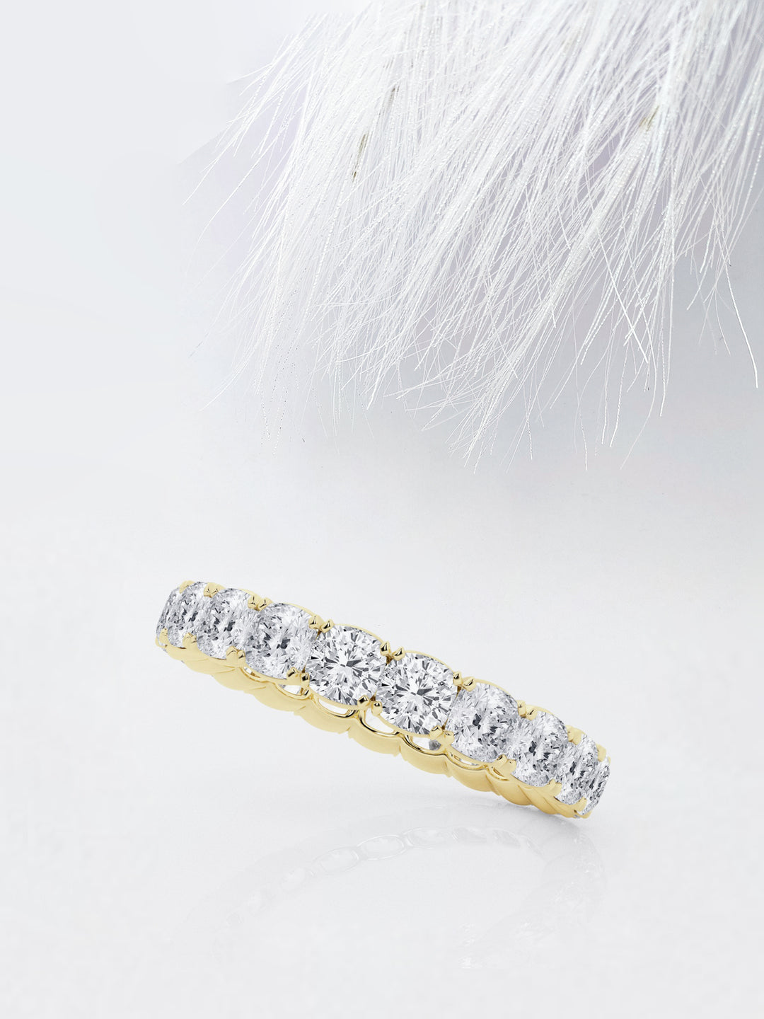 Cushion FG - VS2 Lab Grown Diamond Full Eternity Wedding Band - Doozy Diamonds