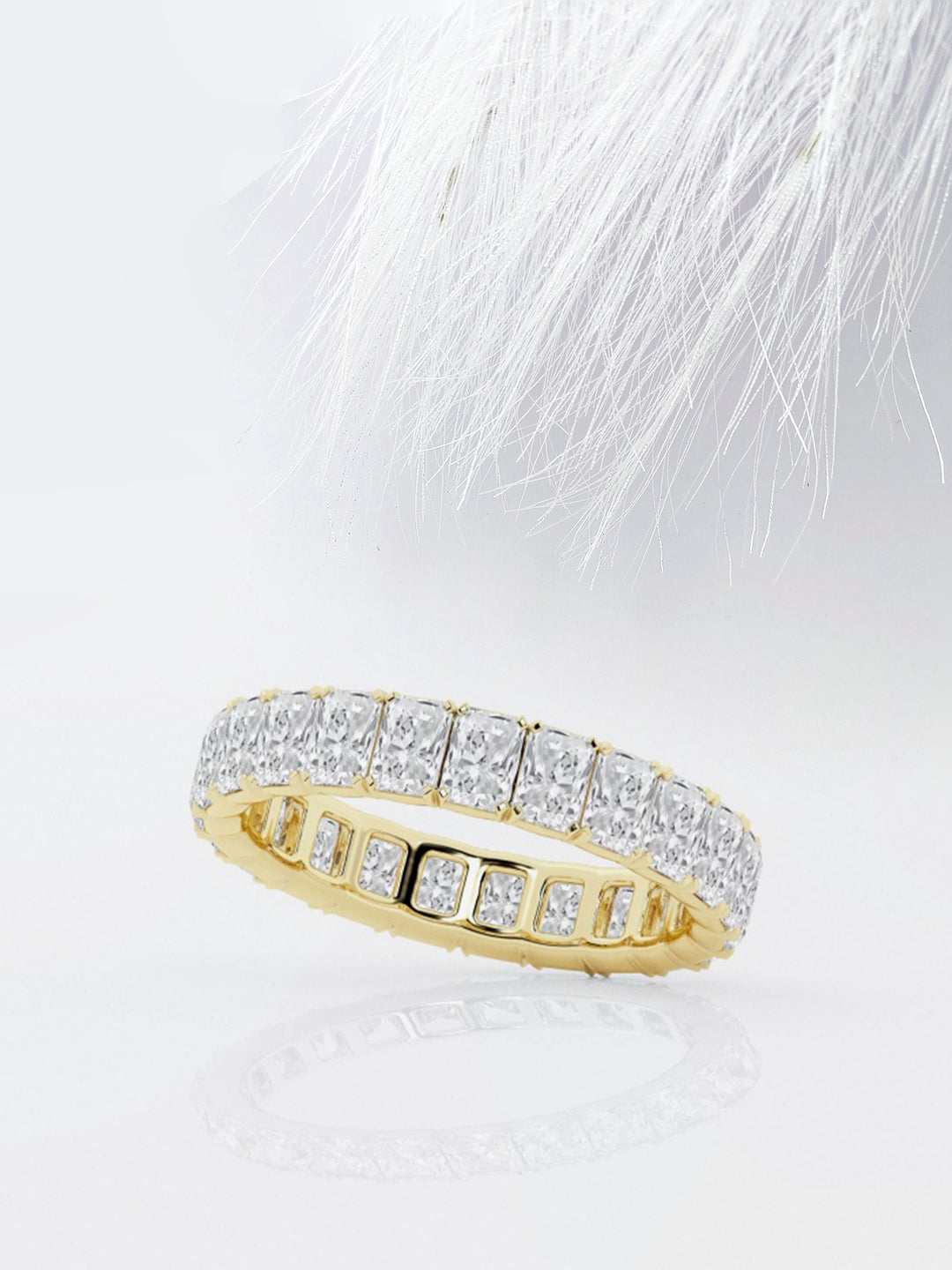 Radiant FG - VS2 Lab Grown Diamond Full Eternity Wedding Band - Doozy Diamonds