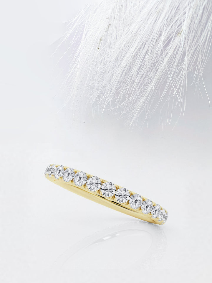 Round FG - VS2 Lab Grown Diamond Full Eternity Wedding Band - Doozy Diamonds