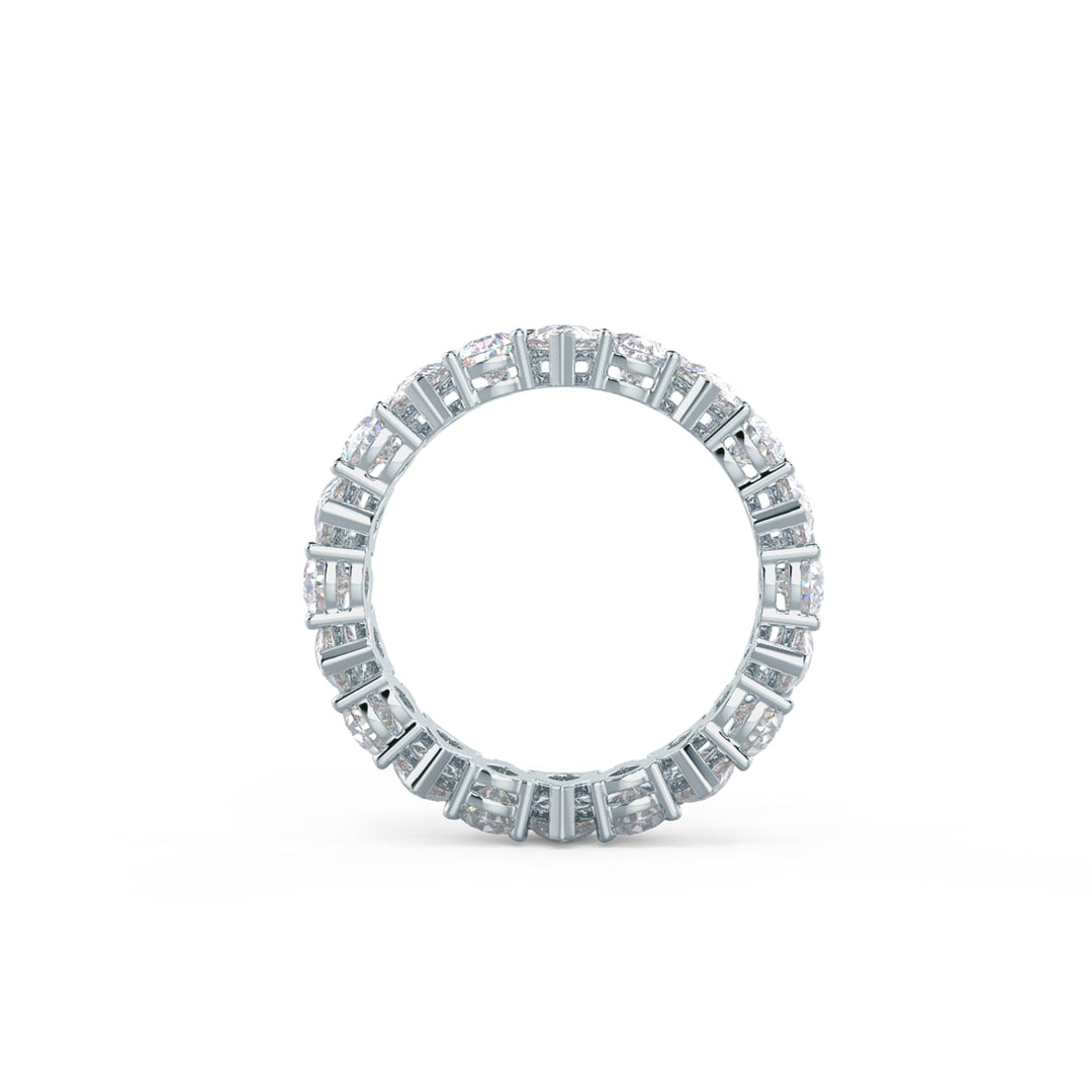 Pear Cut DE - VS1 Lab Grown Diamond Alternative Eternity Wedding Band - Doozy Diamonds