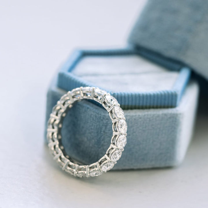 Round FG - VS1 Lab Grown Diamond Eternity Wedding Band - Doozy Diamonds