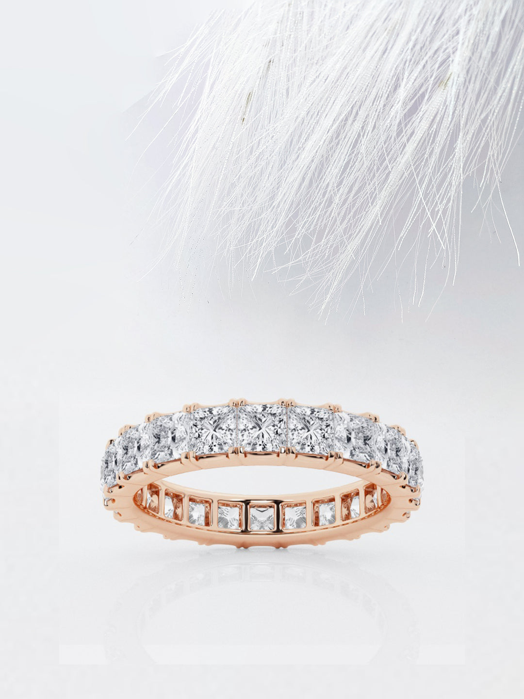 Princess FG - VS2 Lab Grown Diamond Full Eternity Wedding Band - Doozy Diamonds