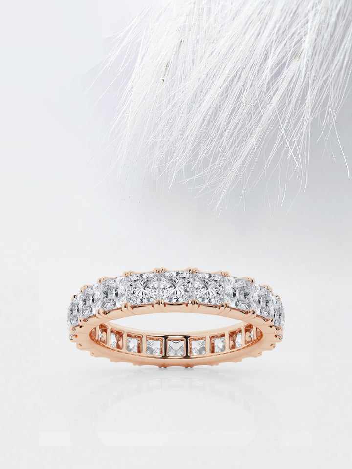 Princess FG - VS2 Lab Grown Diamond Full Eternity Wedding Band - Doozy Diamonds