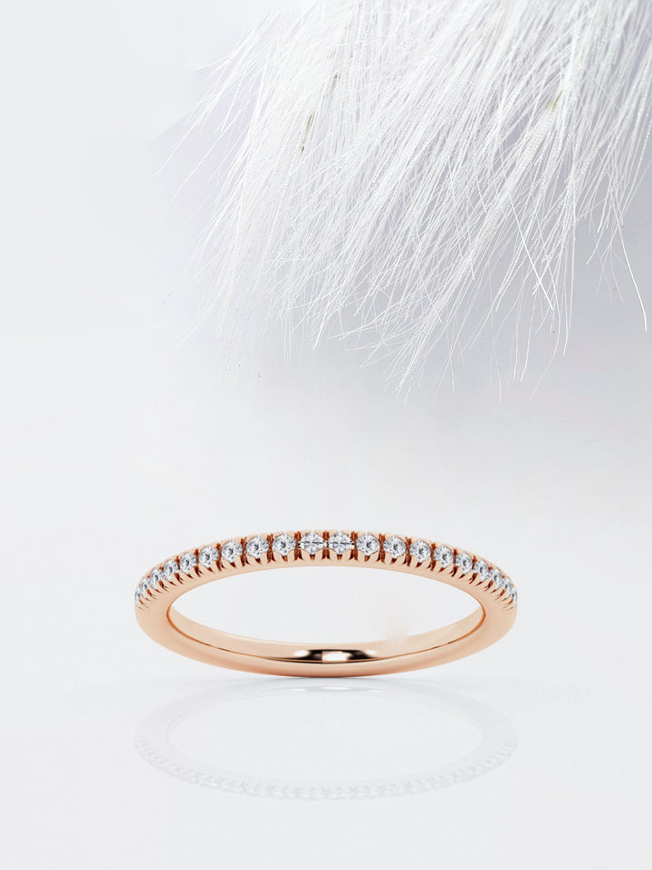 Round FG - VS2 Lab Grown Diamond Half Eternity Band - Doozy Diamonds