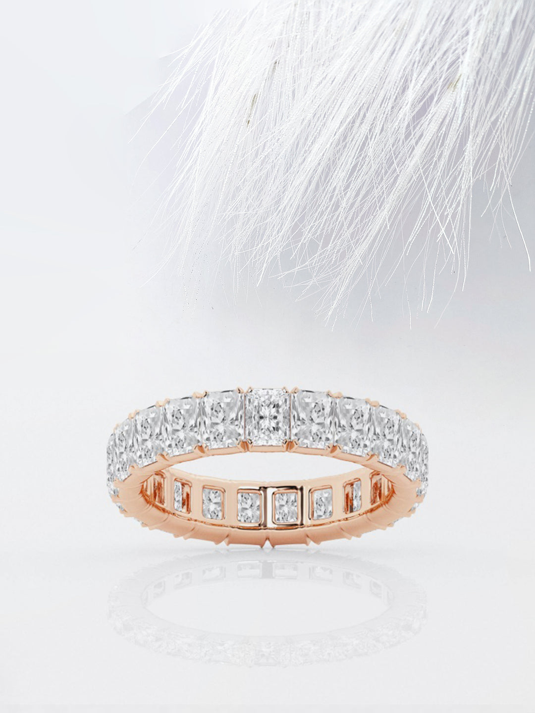 Radiant FG - VS2 Lab Grown Diamond Full Eternity Wedding Band - Doozy Diamonds
