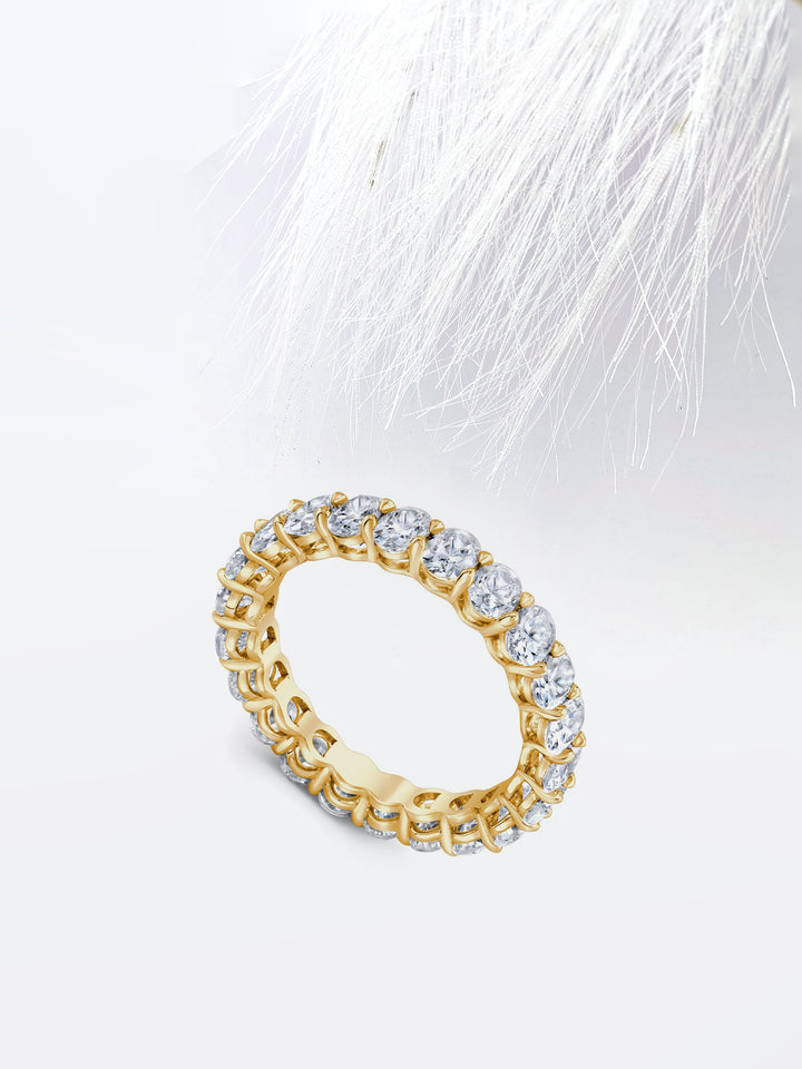 Oval FG - VS1 Lab Grown Diamond Full Eternity Wedding Band - Doozy Diamonds