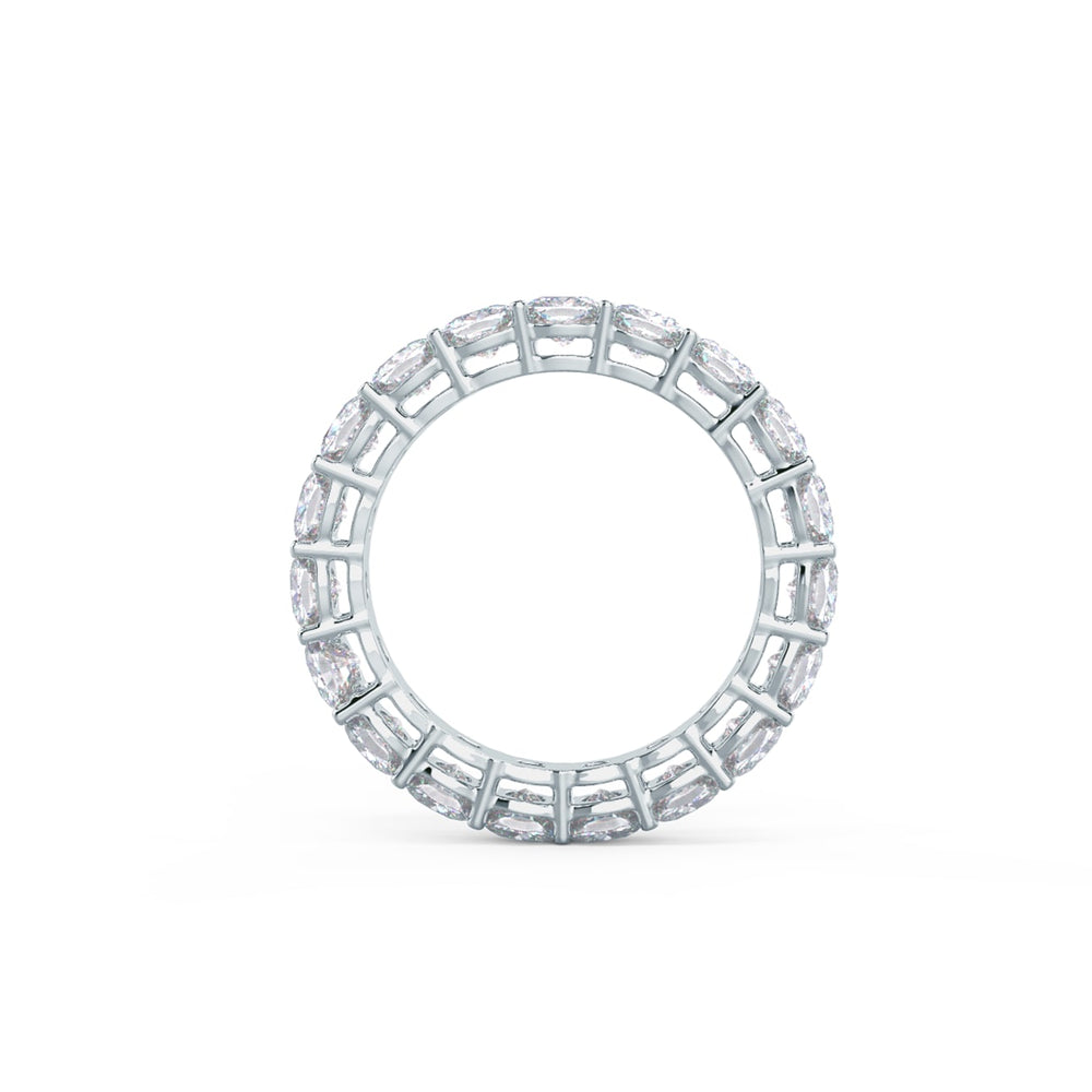 Cushion Cut DE - VS1 Lab Grown Diamond Full Eternity Wedding Band - Doozy Diamonds