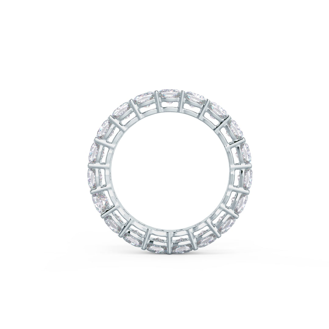 Cushion Cut DE - VS1 Lab Grown Diamond Full Eternity Wedding Band - Doozy Diamonds