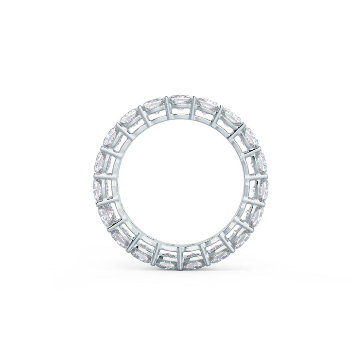 Cushion Cut DE - VS1 Lab Grown Diamond Full Eternity Wedding Band - Doozy Diamonds